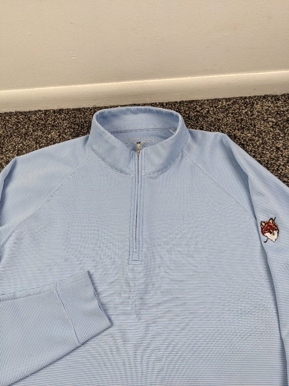 Holderness & Bourne Applebrook Golf Club Performance 1/4 Zip Mens Medium *Flaws